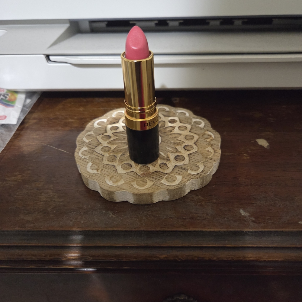 Revlon Bold Pink Lipstick with Gold and Black Tube